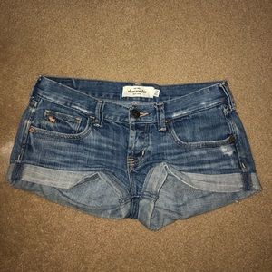 Abercrombie jean shorts